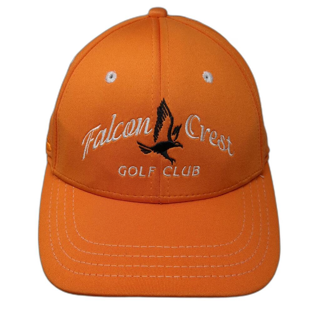 Pukka Falcon Crest Golf Club Baseball Cap Orange White Black M Stretch Fit Hat